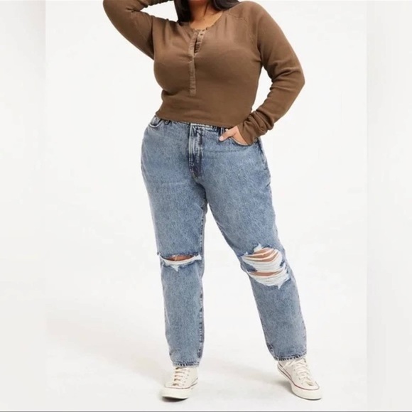 Good American 14 32 Good Classic acid wash jeans